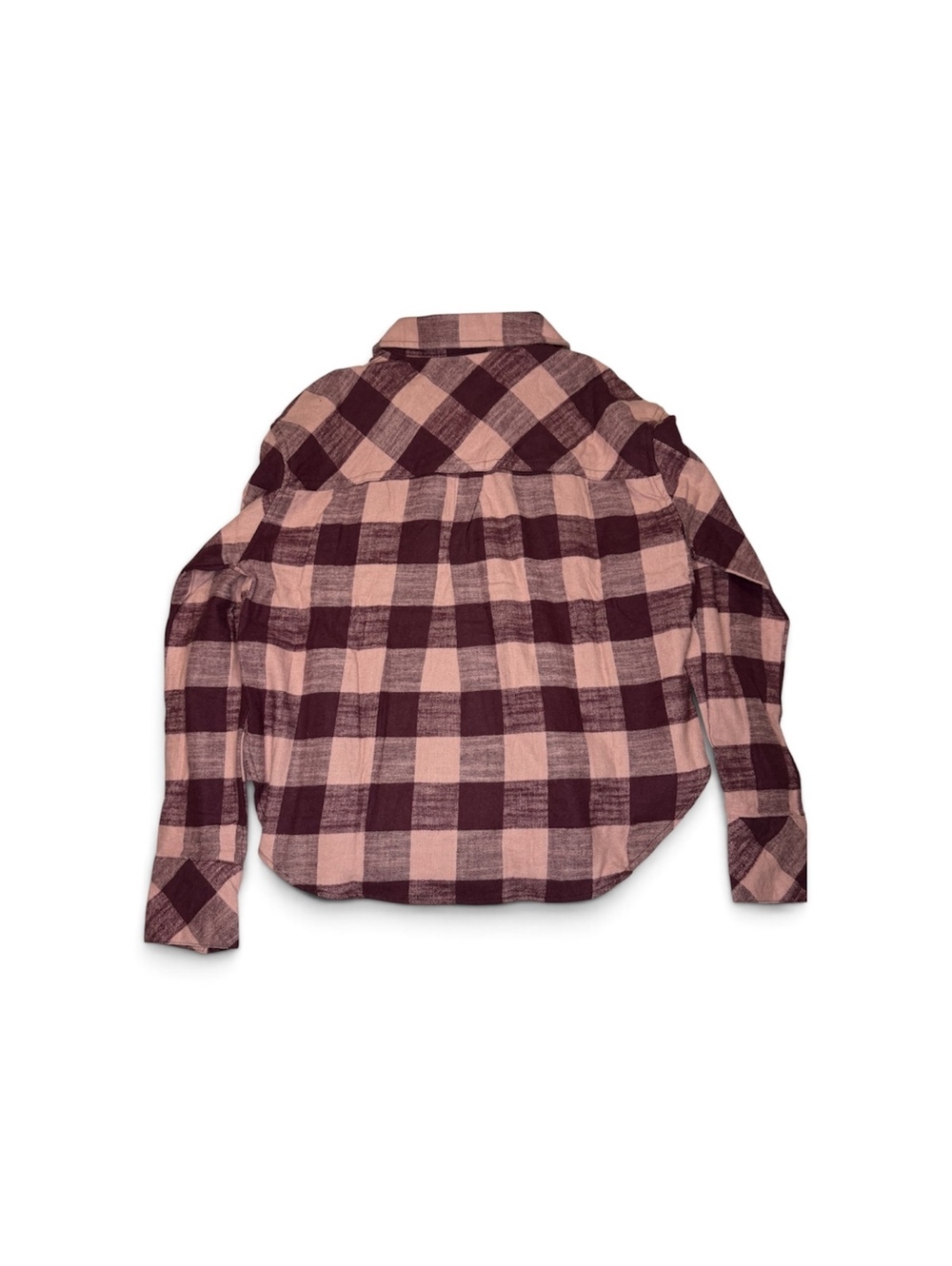NWT Scotch & Soda Women’s Long Sleeve Plaid Flannel Button-up Shirt - Picture 2 of 5